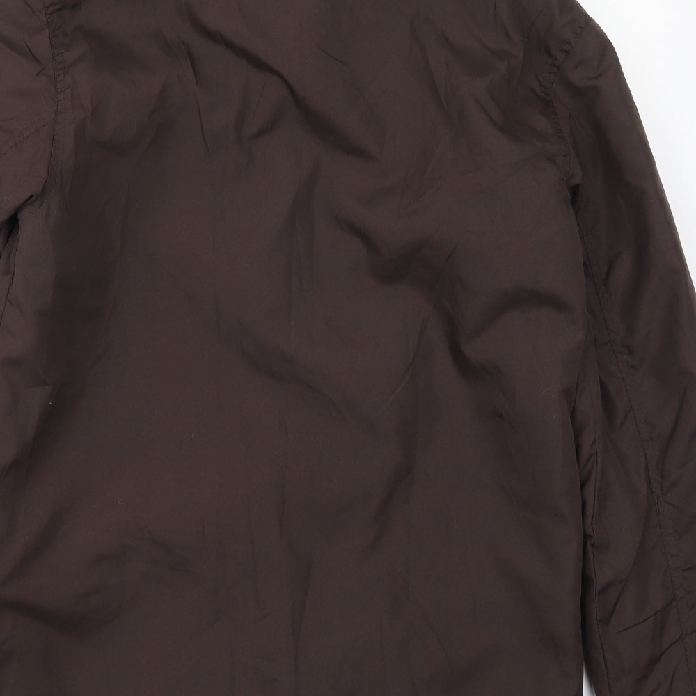 Prewor Womens Brown Jacket Coat Size S