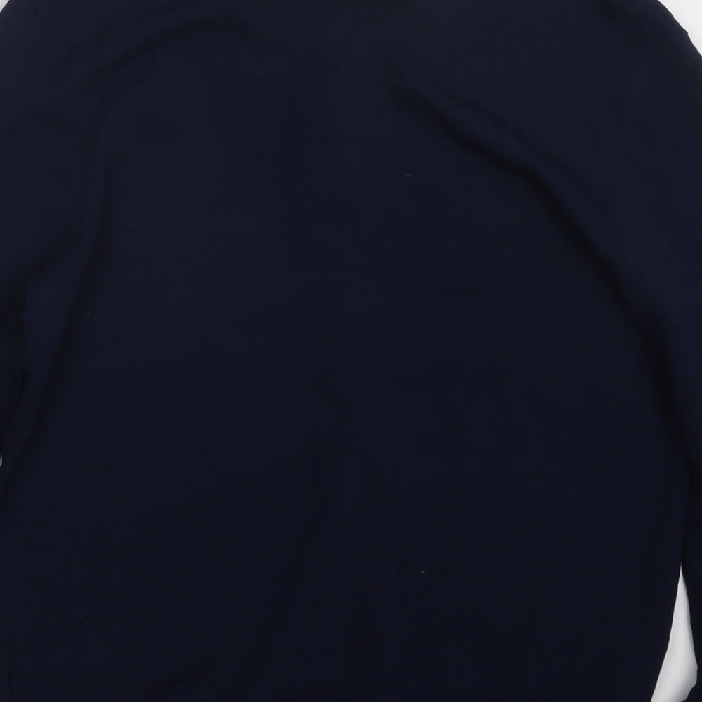 Next Womens Blue Knit Cardigan Jumper Size 8