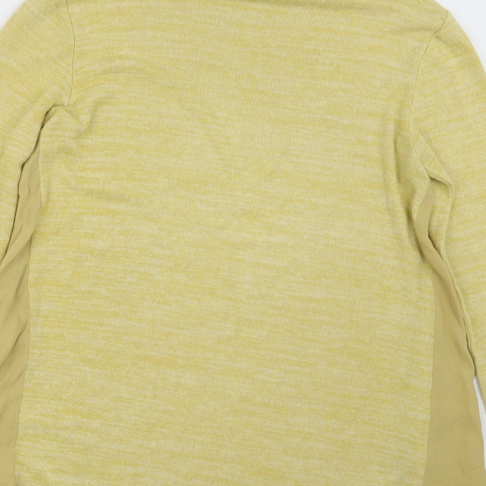 Next Womens Yellow Pullover Jumper Size 8