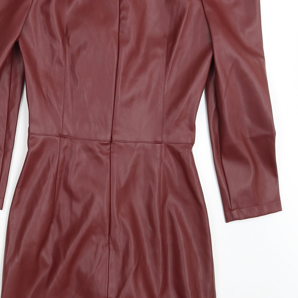 Preworn Womens Brown Fit & Flare One Size