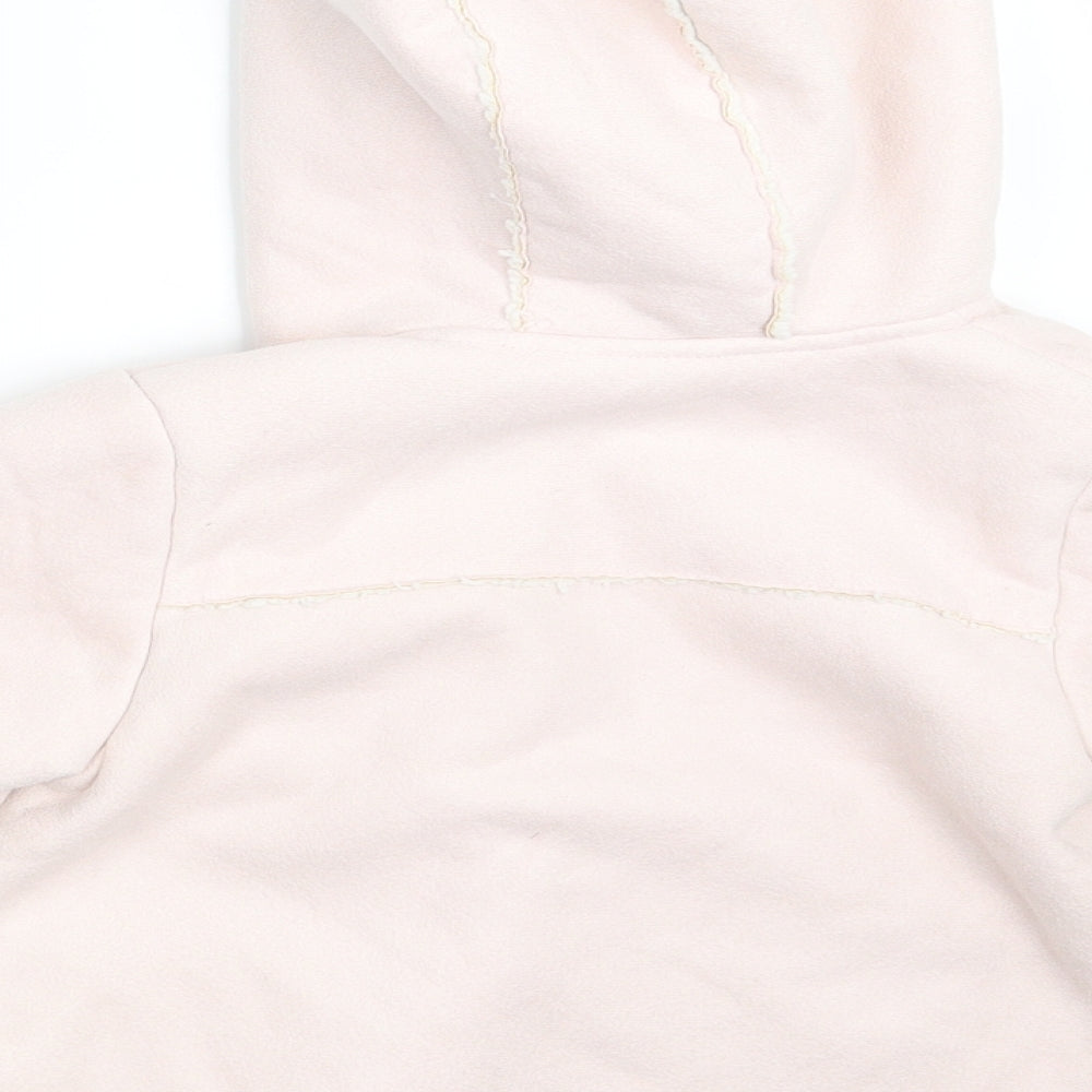 Matalan Girls Pink Overcoat Coat Size 12-18 Months