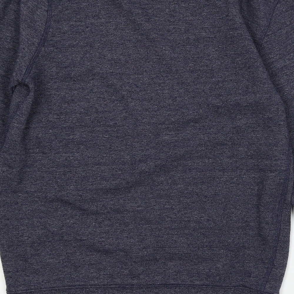 Peacocks Womens Blue Jersey Pullover Sweatshirt Size S