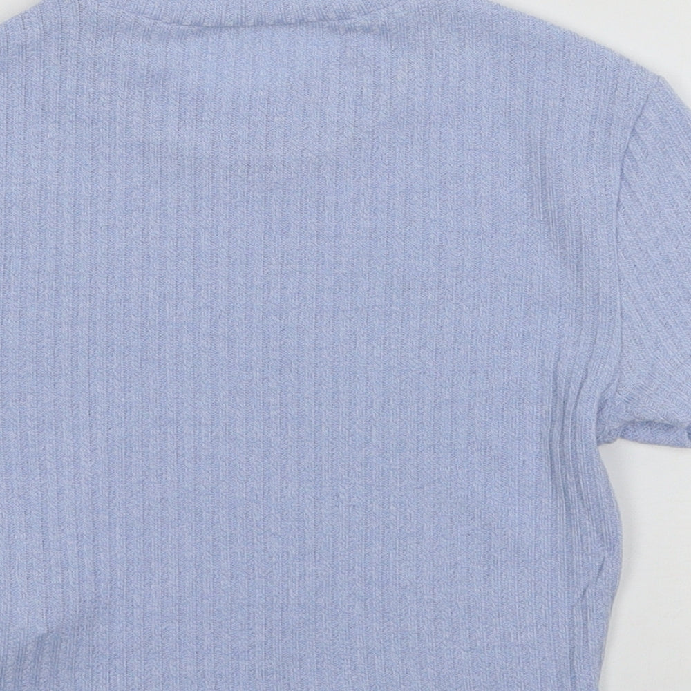SheIn Womens Blue Jersey Basic T-Shirt Size XS