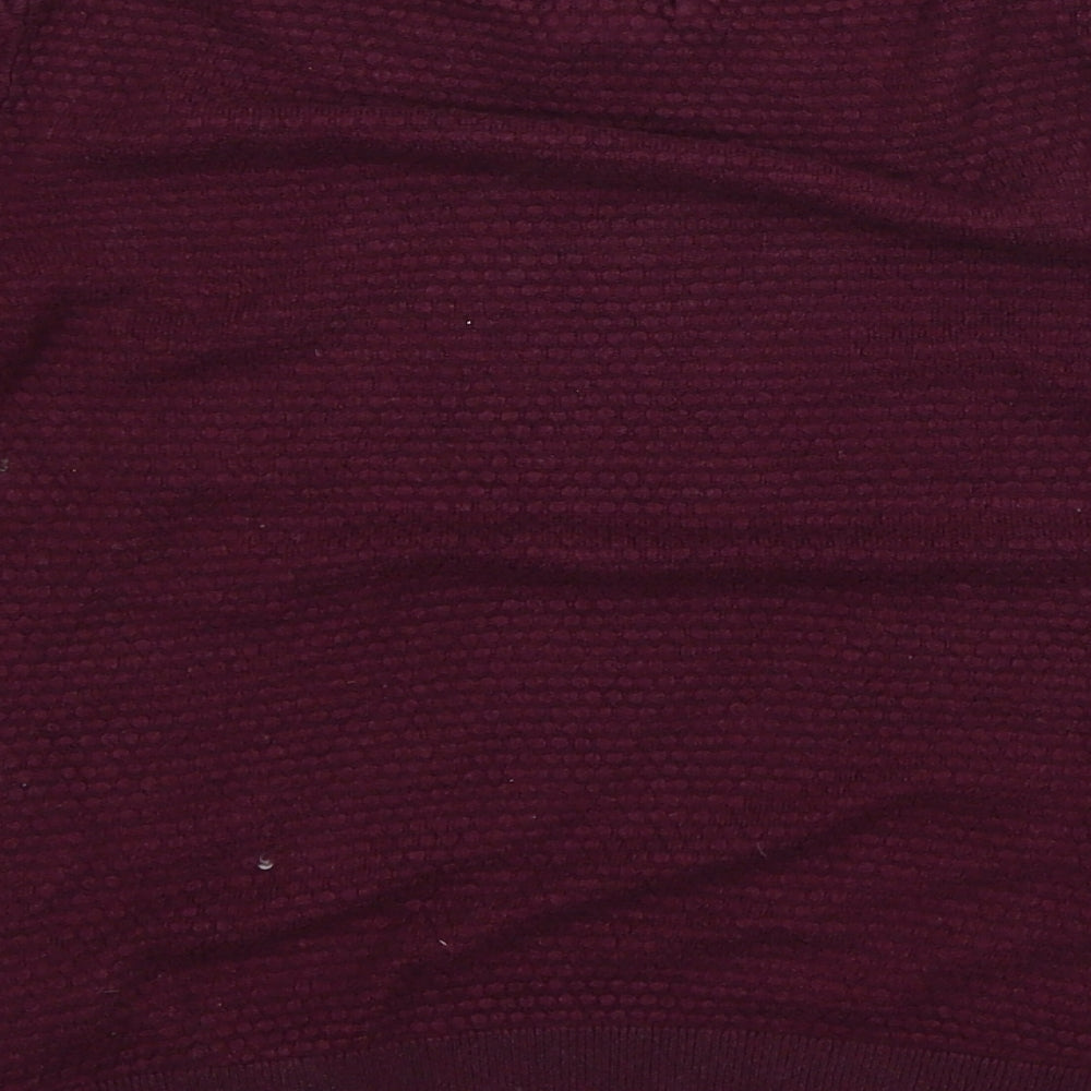 H&M Womens Purple Knit Pullover Jumper Size S