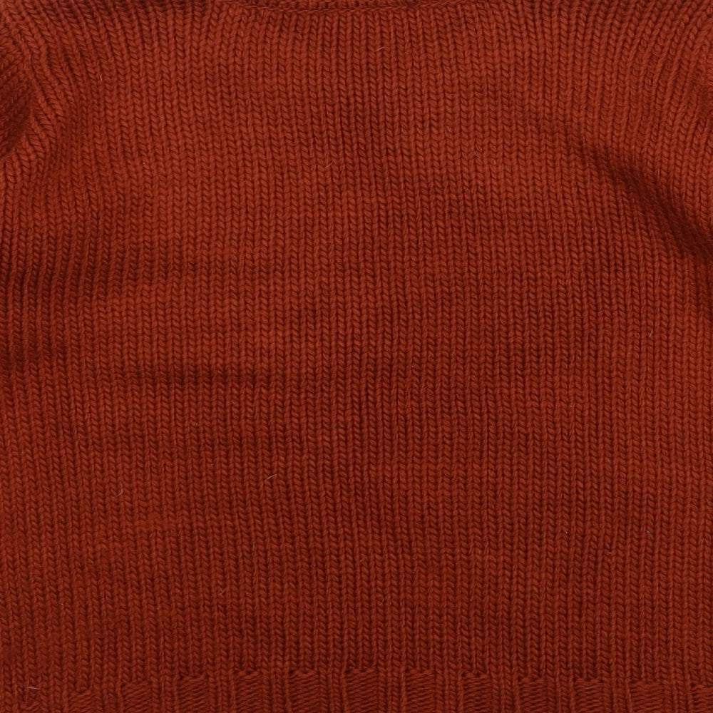 Pep&Co Womens Brown Knit Pullover Jumper Size S