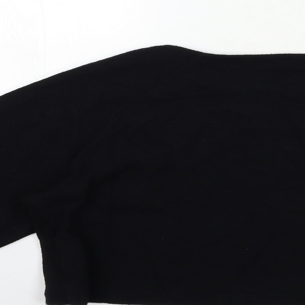 Marks & Spencer Womens Black Basic Blouse Size 6 - Bell sleeve