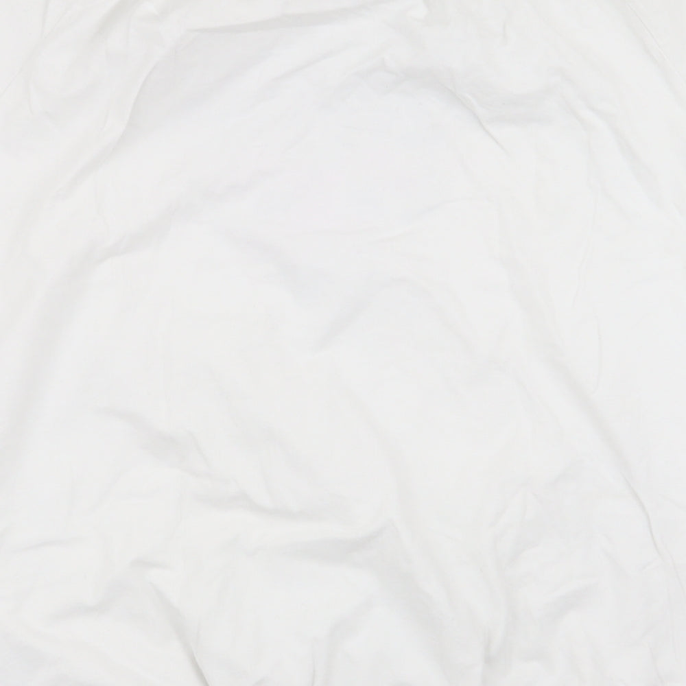 turtle bay Womens White Basic T-Shirt Size 10