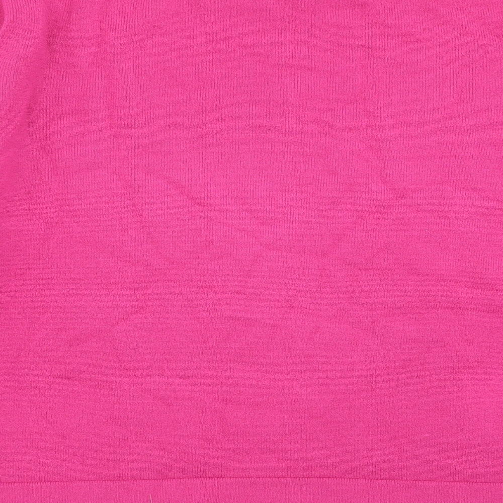 BM Womens Pink Pullover Jumper Size S