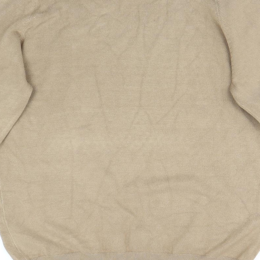 River Island Mens Brown Knit Pullover Jumper Size S