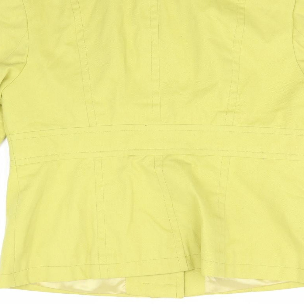 Debenhams Womens Green Jacket Size 12