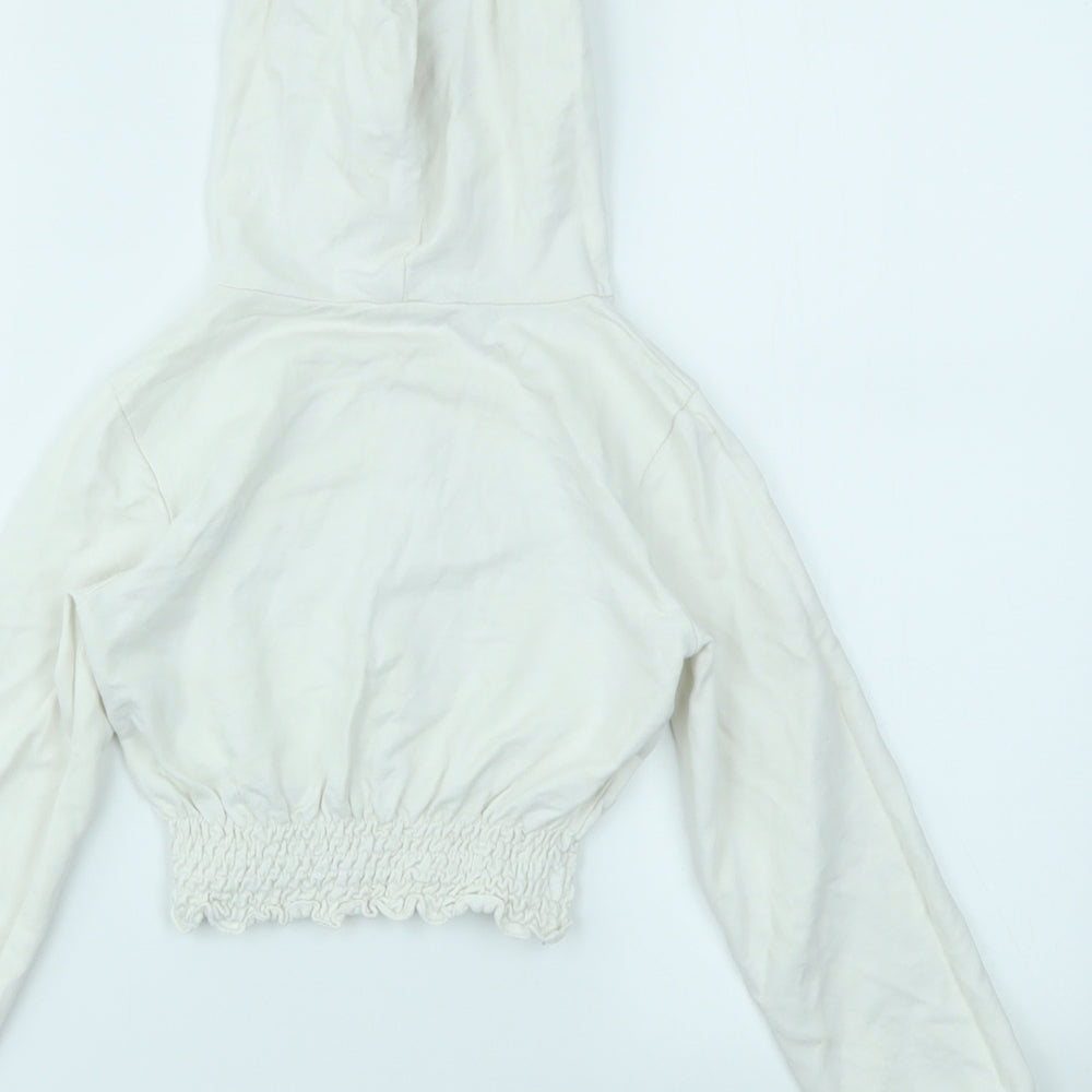 Select Girls White Pullover Jumper Size 9 Years
