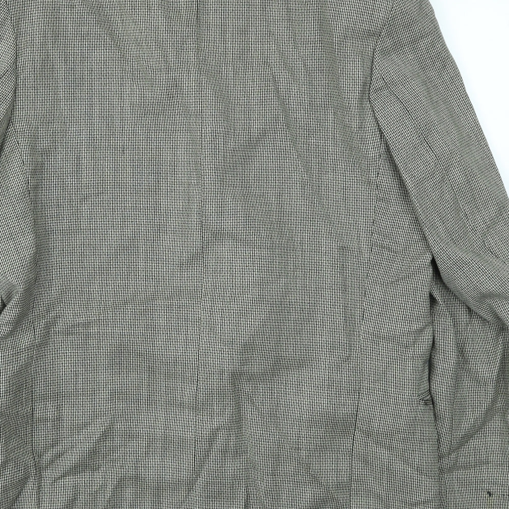 NEXT Mens Brown Check Jacket Blazer Size 42