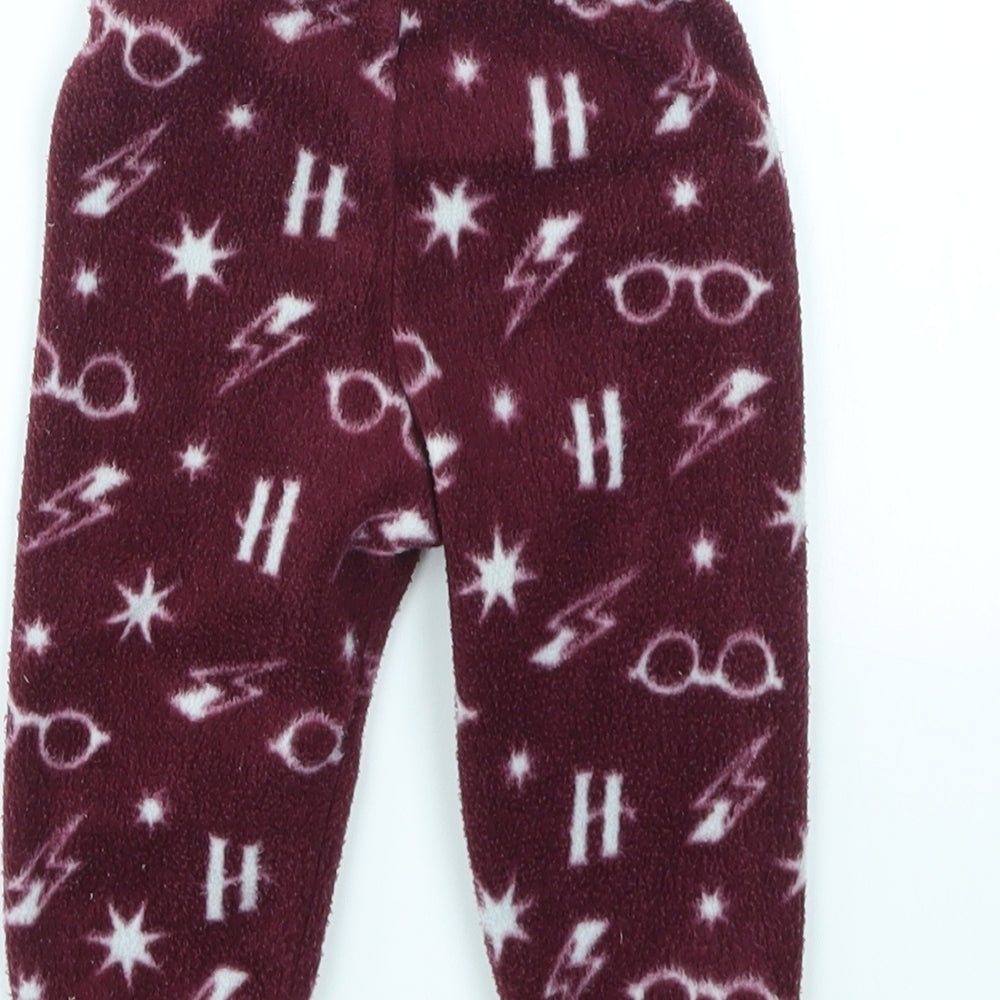 Primark Baby Red Geometric Cargo Trousers Size 6-9 Months
