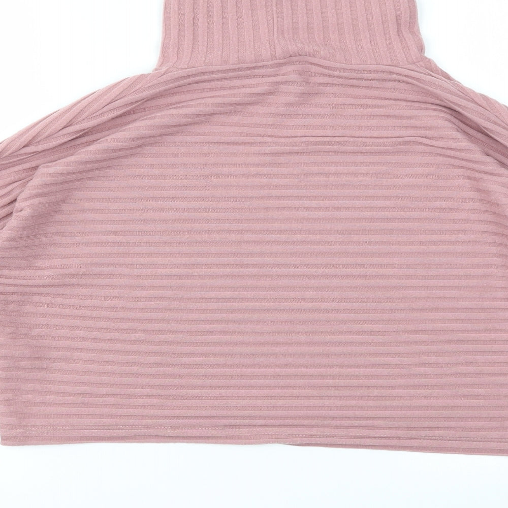 New Look Womens Pink Pullover Jumper Size S