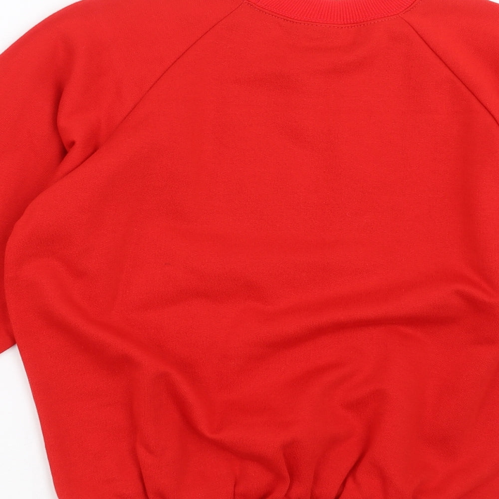 Back to School Boys Red Pullover Sweatshirt Size M