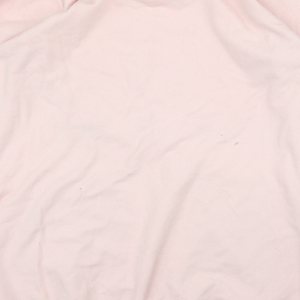 Love My Fashion Womens Pink Pullover Jumper Size L