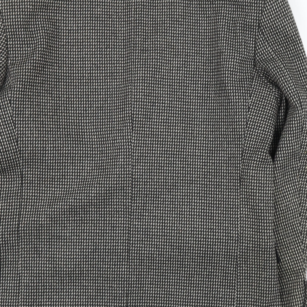 Fosters Mens Black Jacket Suit Jacket Size 40
