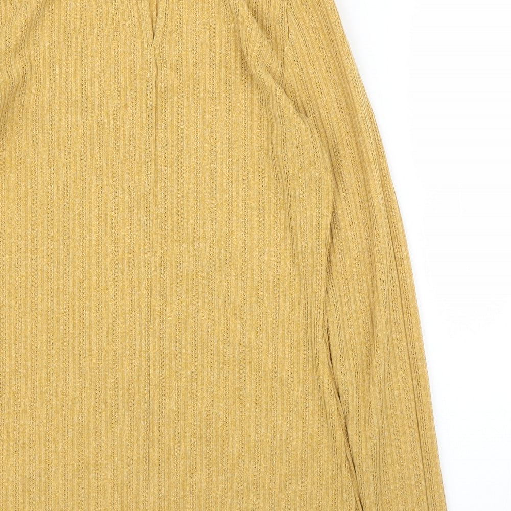 NEXT Womens Yellow Basic T-Shirt Size 12