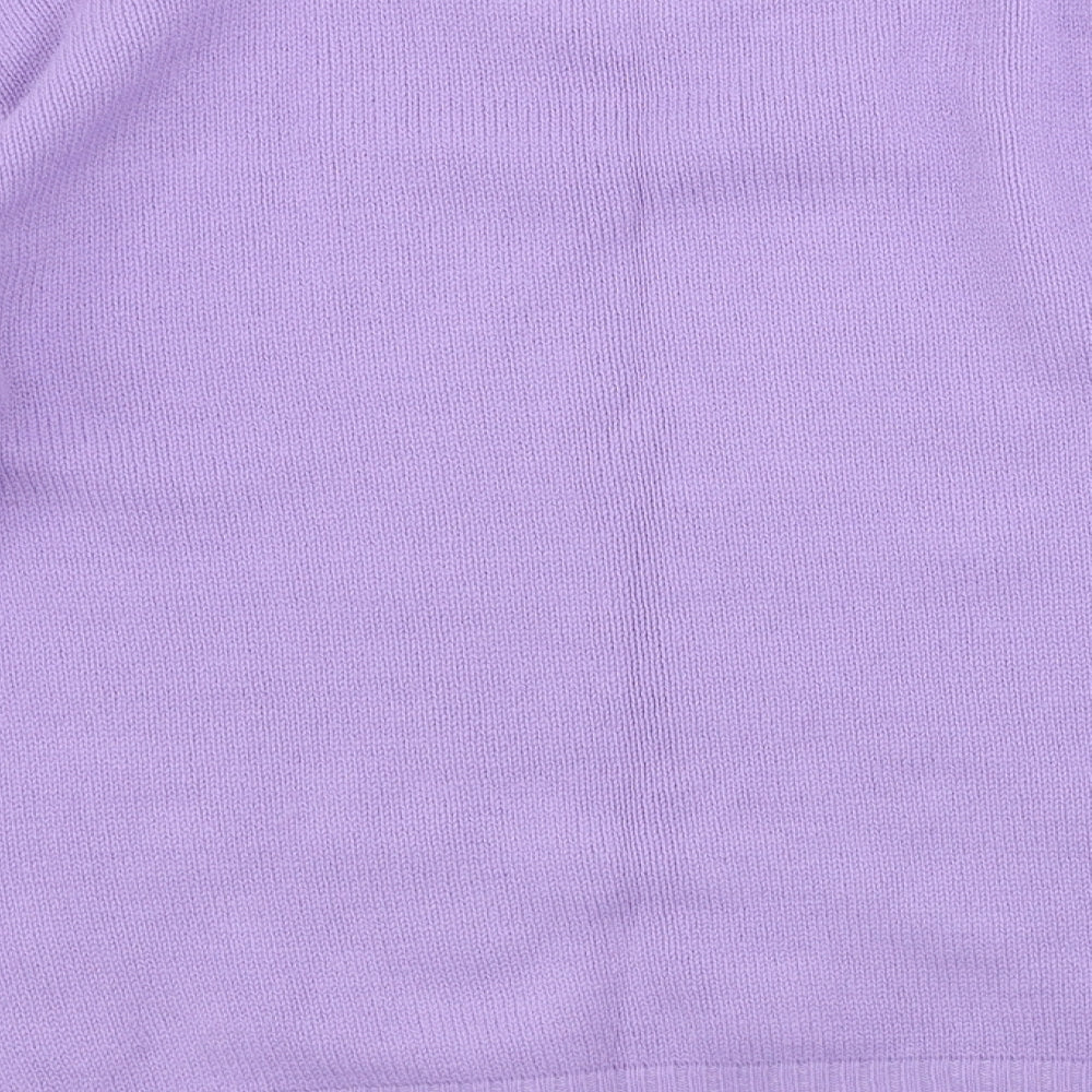 choice Womens Purple Pullover Jumper Size M