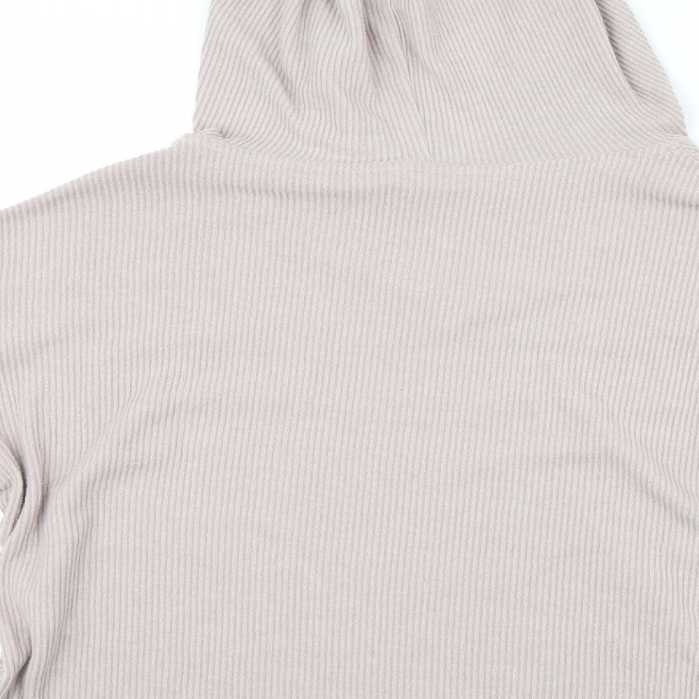 New Look Womens Pink Pullover Hoodie Size L