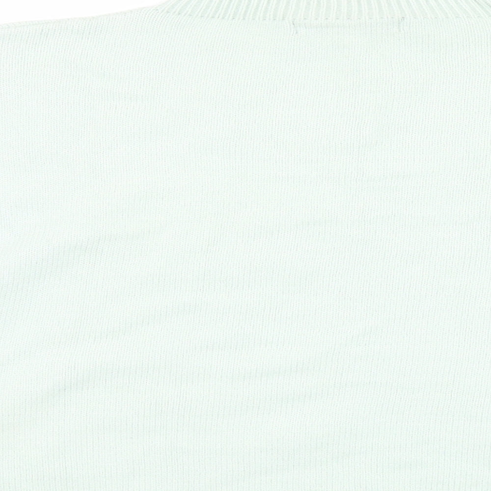 Missguided Womens Green Pullover Jumper Size 10