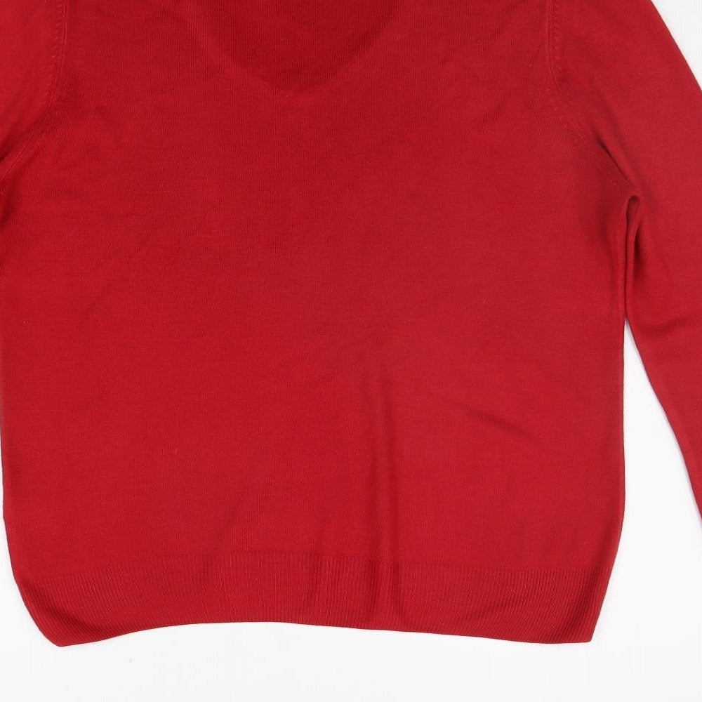Marks and Spencer Womens Purple Pullover Jumper Size 14