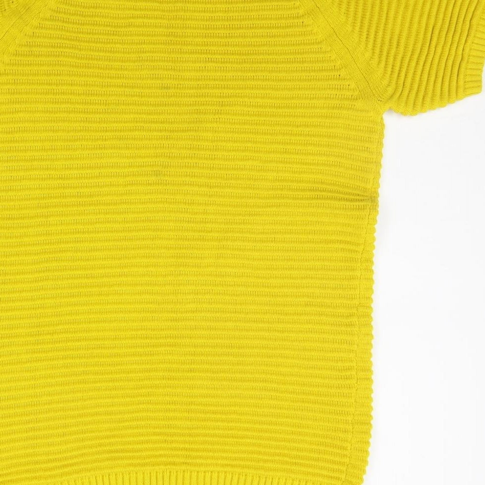 Matalan Womens Yellow Pullover Jumper Size 12