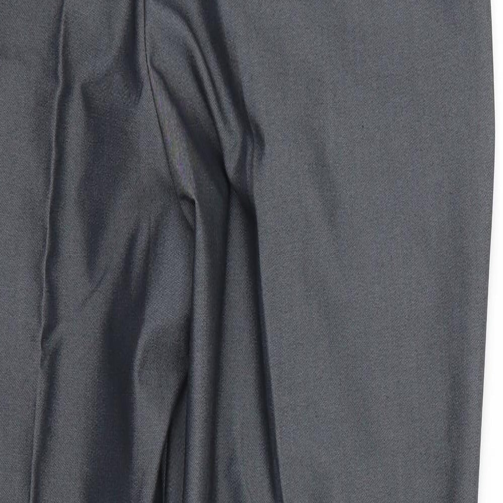 Fellini Mens Grey 2 Piece Suit Trousers Size S L26 in
