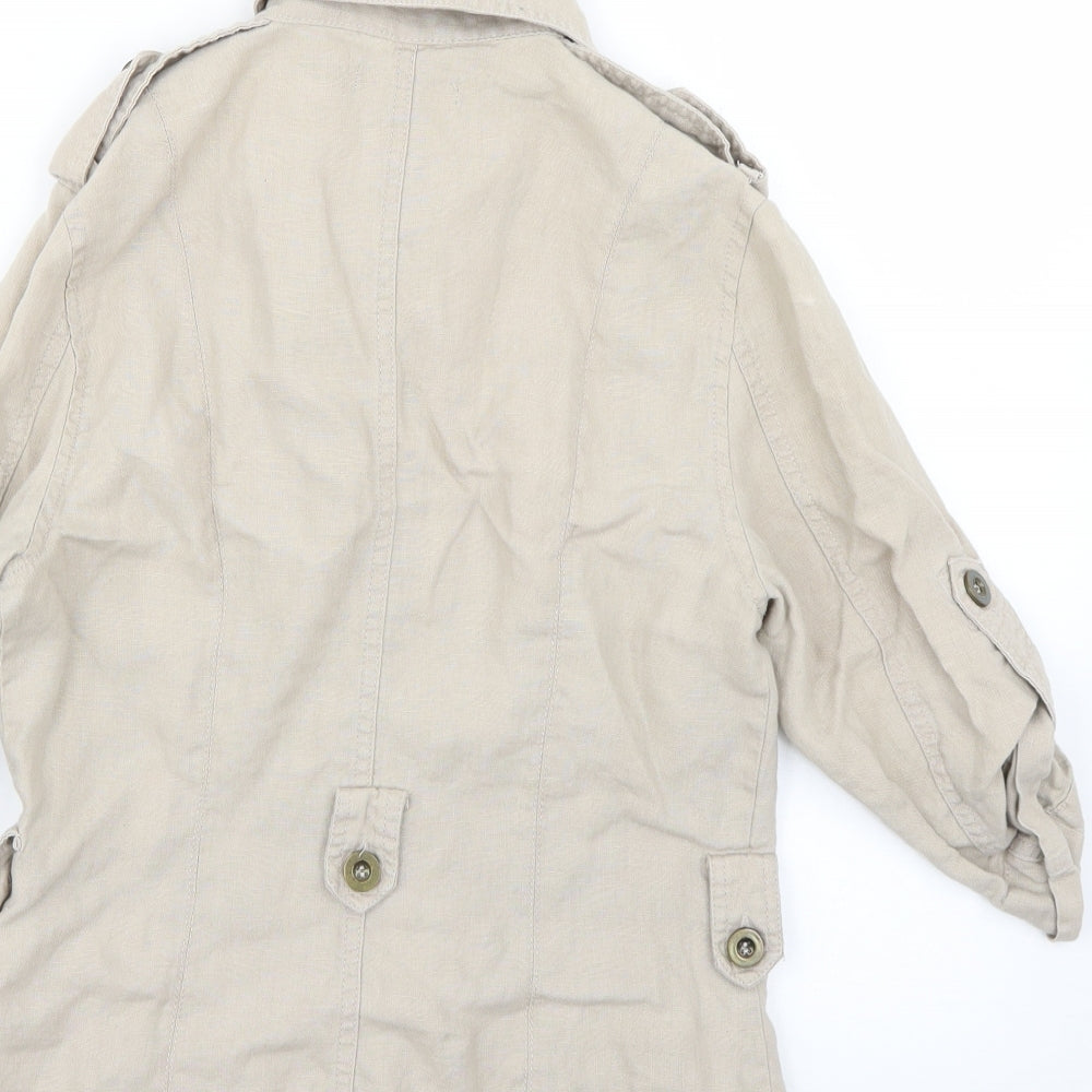 Atmosphere Womens Beige Jacket Coat Size 10