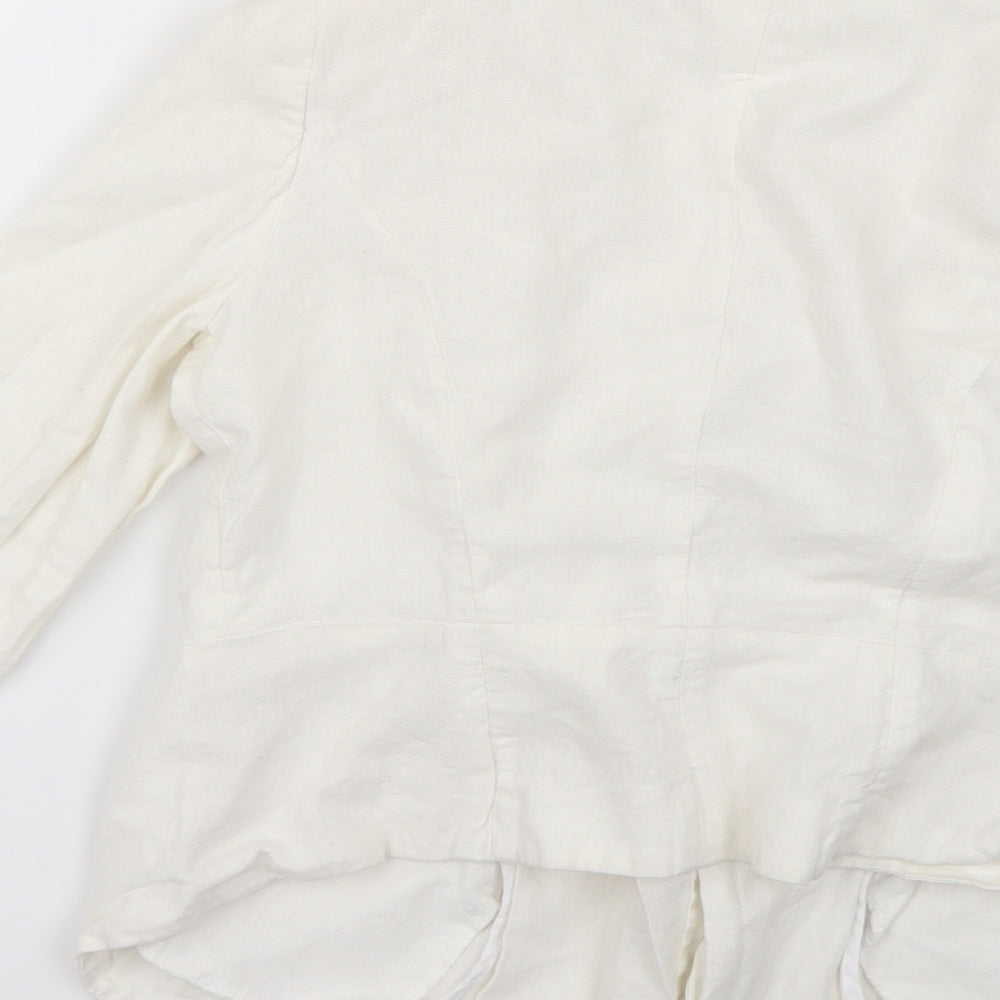 Atmosphere Womens White Jacket Blazer Size 10