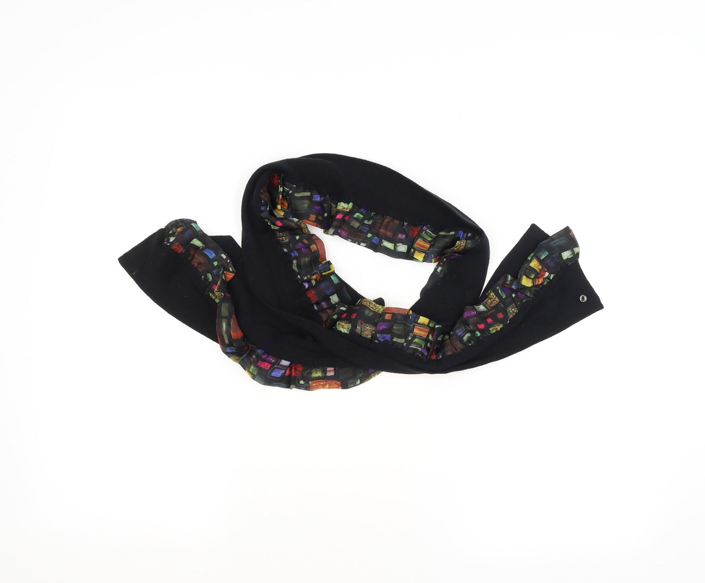Preworn Womens Black Scarf