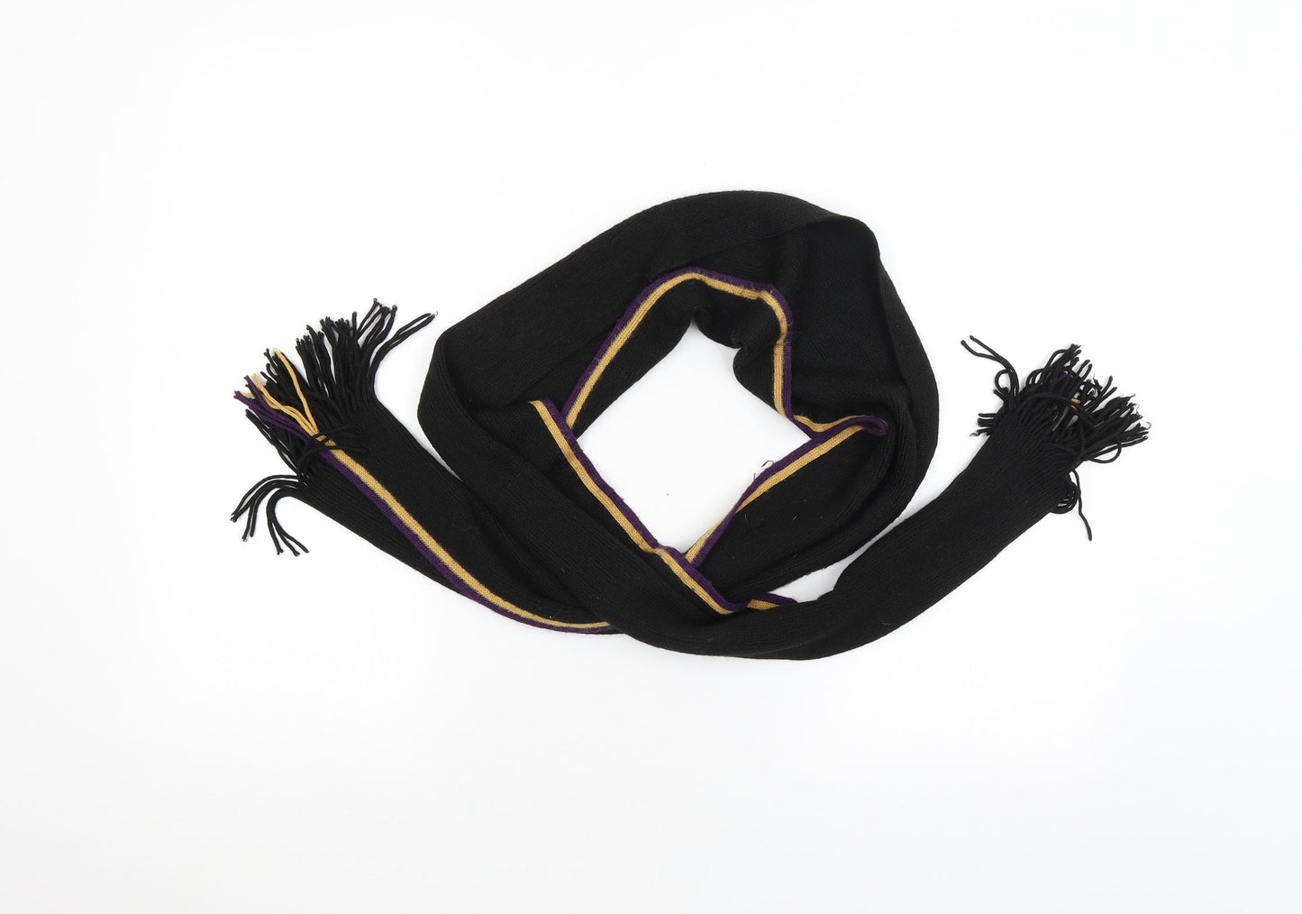 Preworn Womens Black Scarf