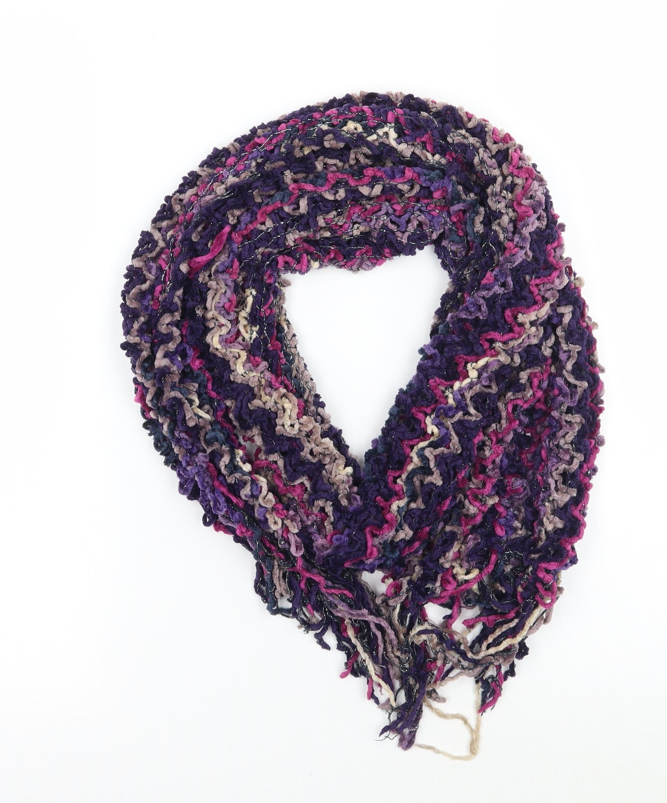 Preworn Womens Purple Scarf