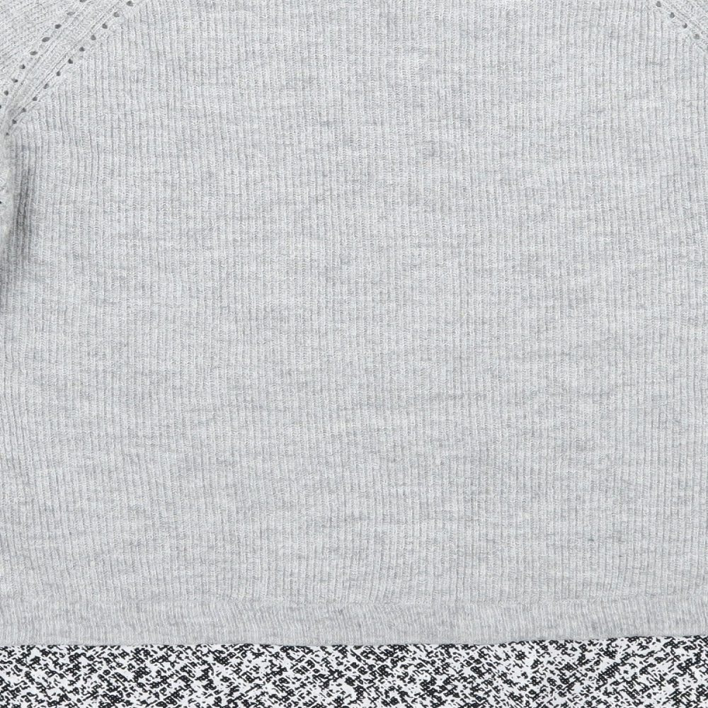 Marks & Spencer Womens Grey Pullover Jumper Size 12