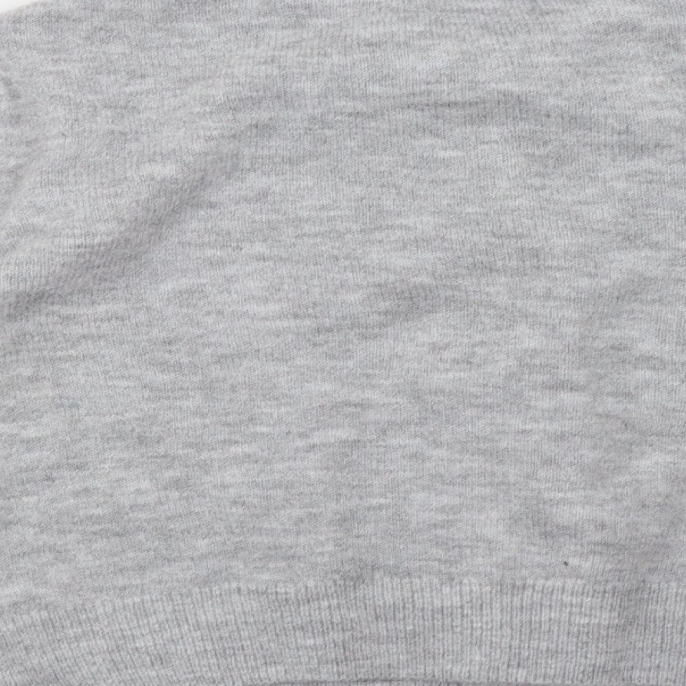 George Womens Grey Knit Jacket Size 14