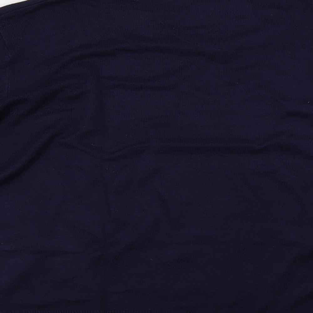roadbent boothroyds Mens Blue Knit Pullover Sweatshirt Size XL