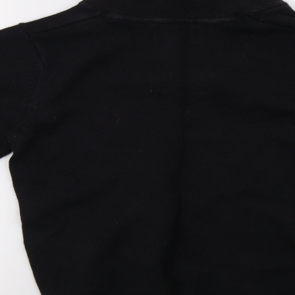 Marks & Spencer Mens Black Knit Pullover Sweatshirt Size XS