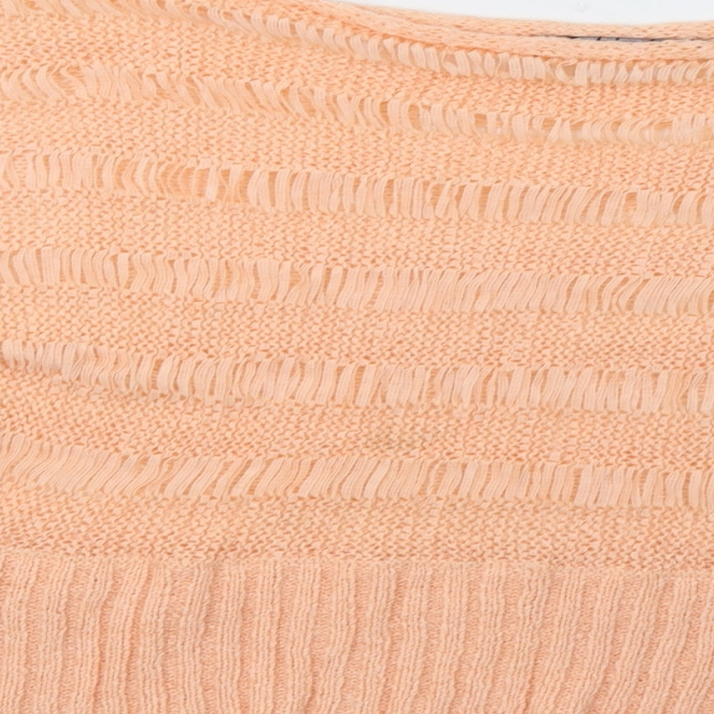 Select Womens Orange Pullover Sweatshirt Size L