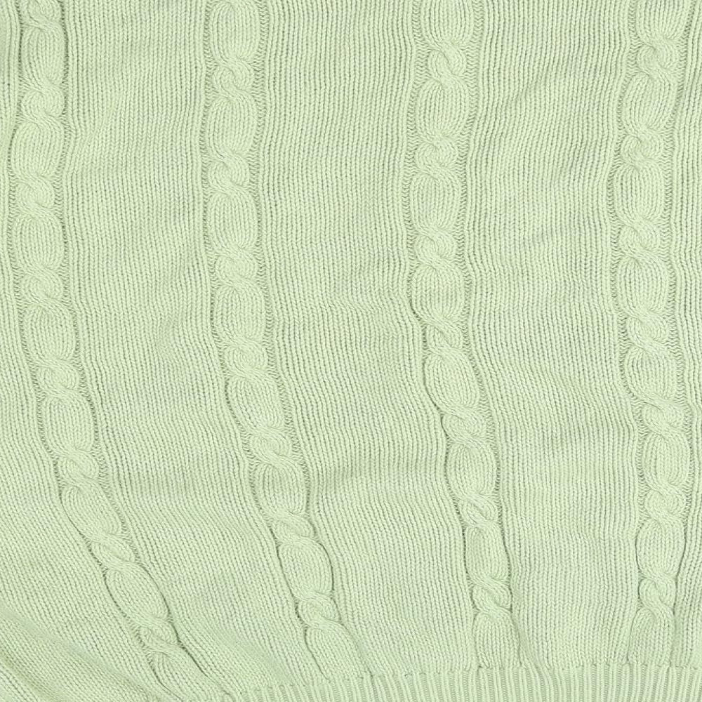 amy moore Womens Green Pullover Jumper One Size
