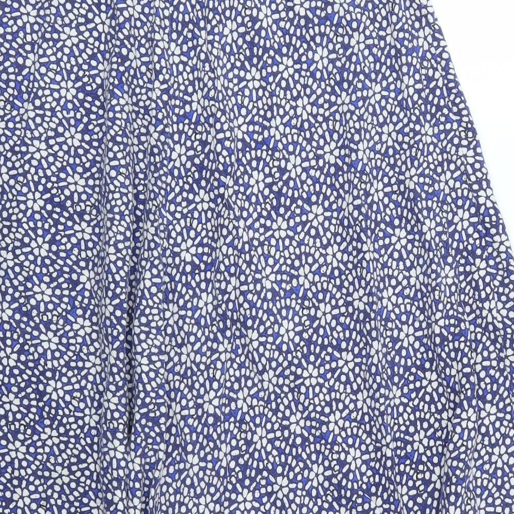 M&S Womens Multicoloured A-Line Skirt Size L