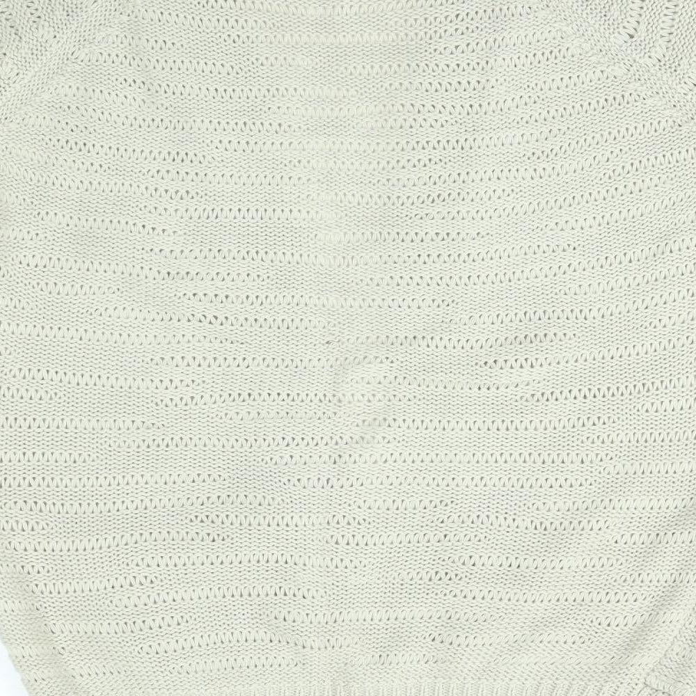 Preworn Womens Beige Cardigan Jumper Size 12