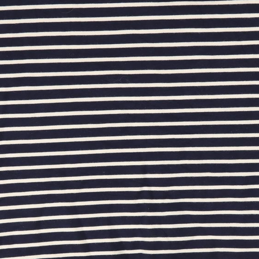 Classc Womens Blue Striped Pullover Jumper Size 16