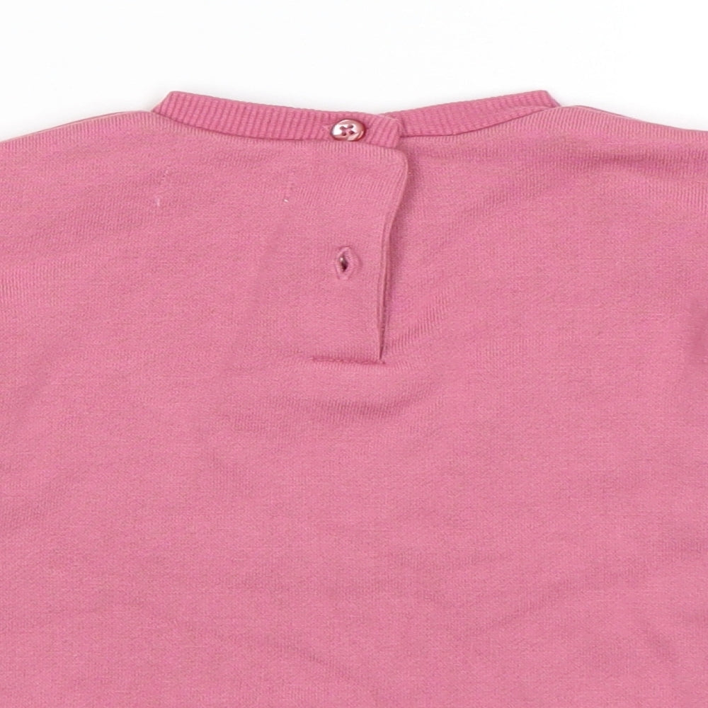Primark Baby Pink Pullover Jumper Size 0-3 Months - Crown