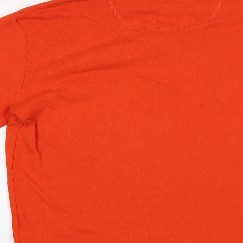 Amazon Essentials Womens Orange Pullover Sweatshirt Size S