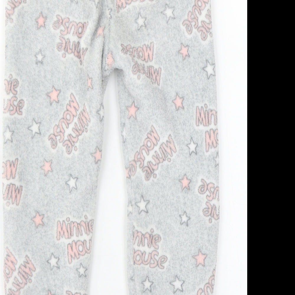 Primark Girls Grey Pyjama Pants Size 6-7 Years - Minnie mouse