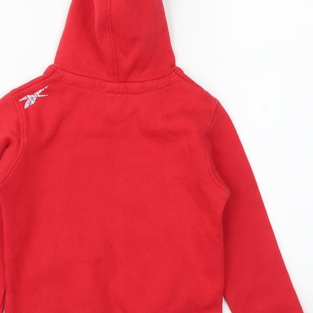 Reebok Girls Red Pullover Hoodie Size 3-4 Years