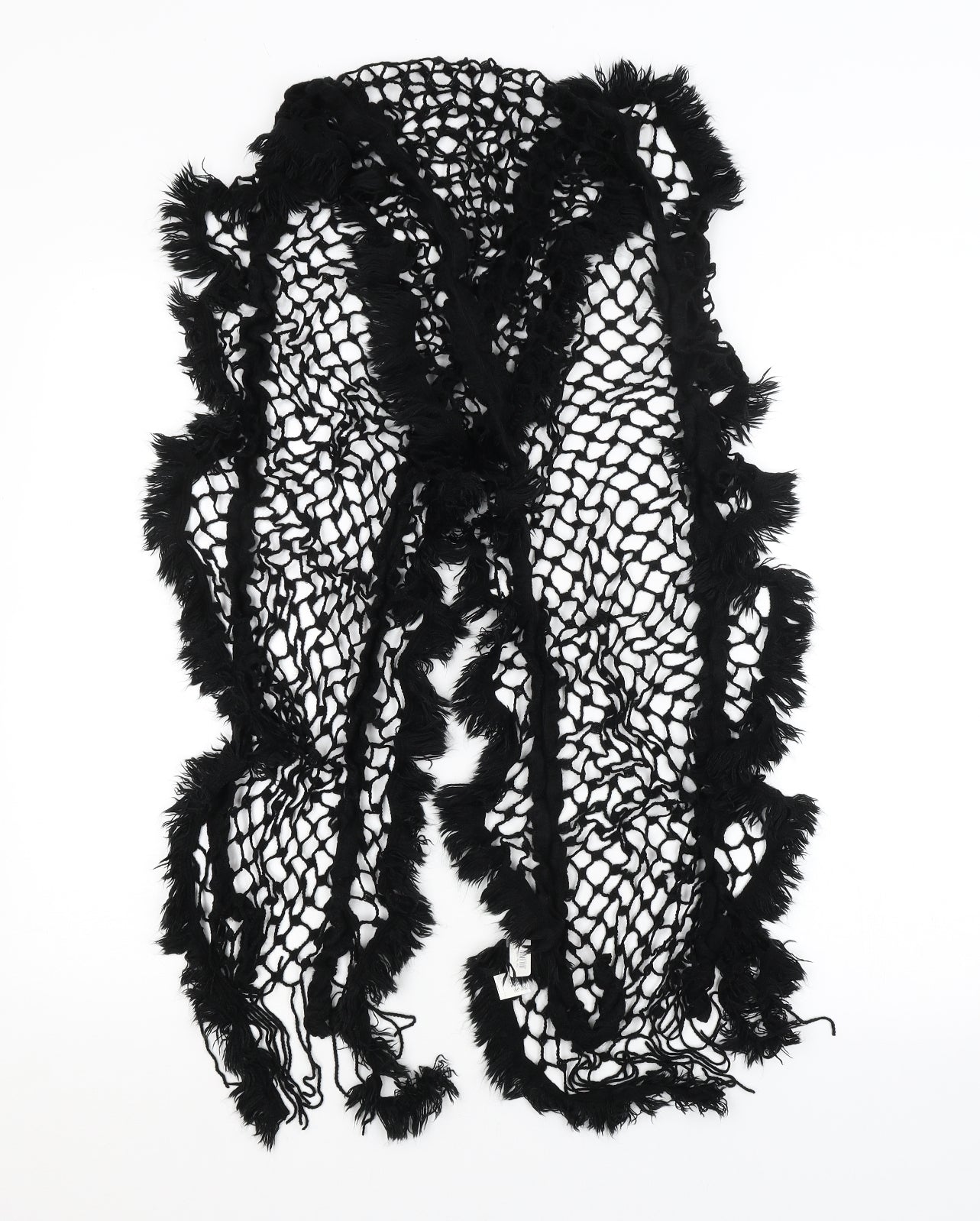 Preworn Womens Black Scarf