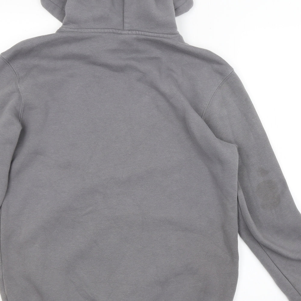 H&M Mens Grey Pullover Hoodie Size XS