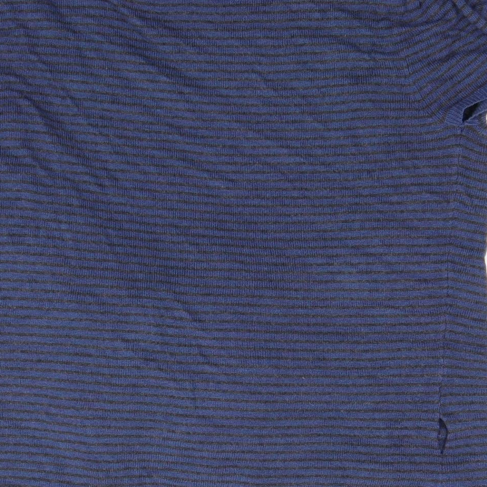 Dorothy Perkins Womens Purple Striped Cardigan Jumper Size 10