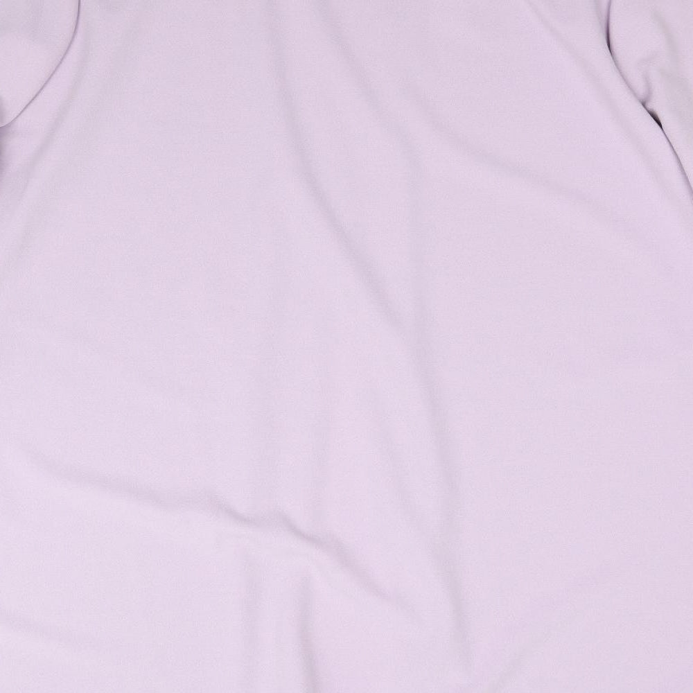 Nicole Collection Womens Purple Jacket Blazer Size XL
